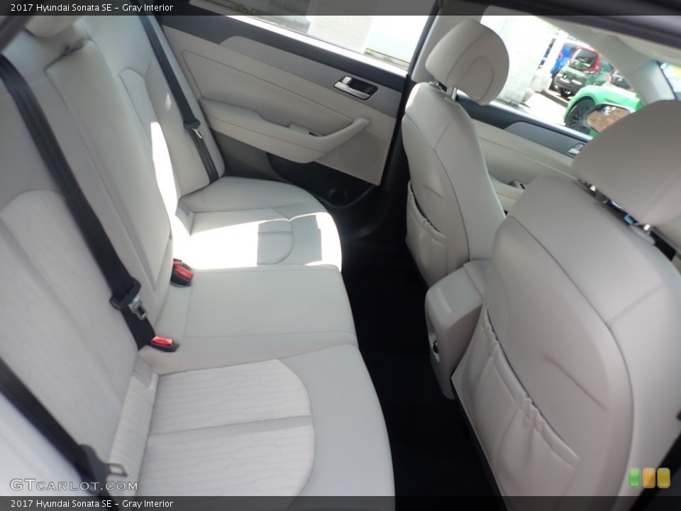 Gray Interior Rear Seat for the 2017 Hyundai Sonata SE #141730901