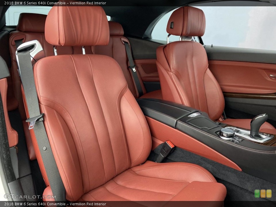 Vermilion Red 2018 BMW 6 Series Interiors