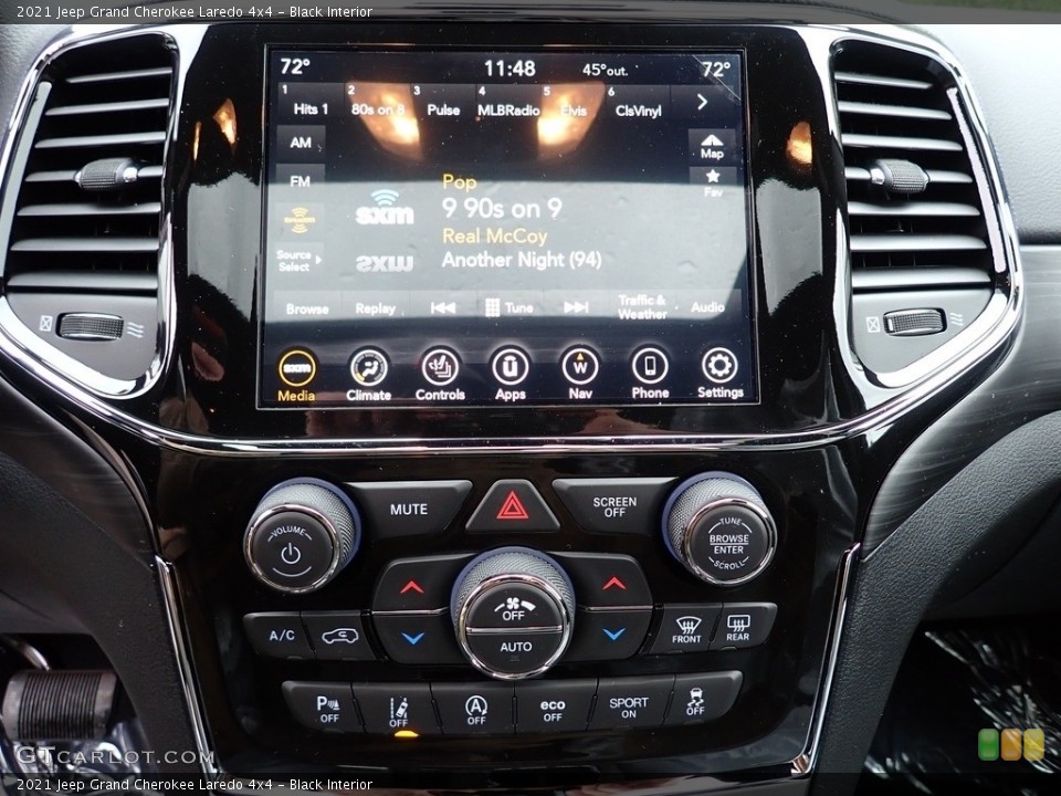 Black Interior Controls for the 2021 Jeep Grand Cherokee Laredo 4x4 #141732284