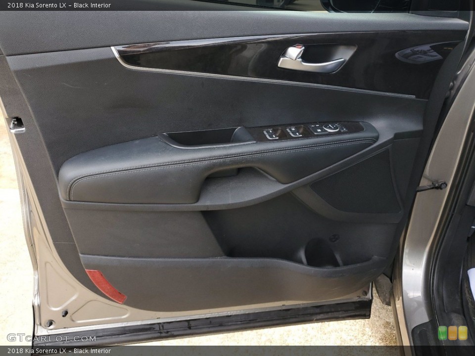 Black Interior Door Panel for the 2018 Kia Sorento LX #141734978