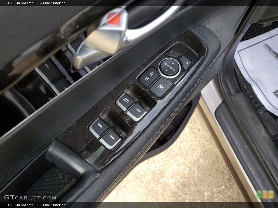 Black Interior Door Panel for the 2018 Kia Sorento LX #141734981