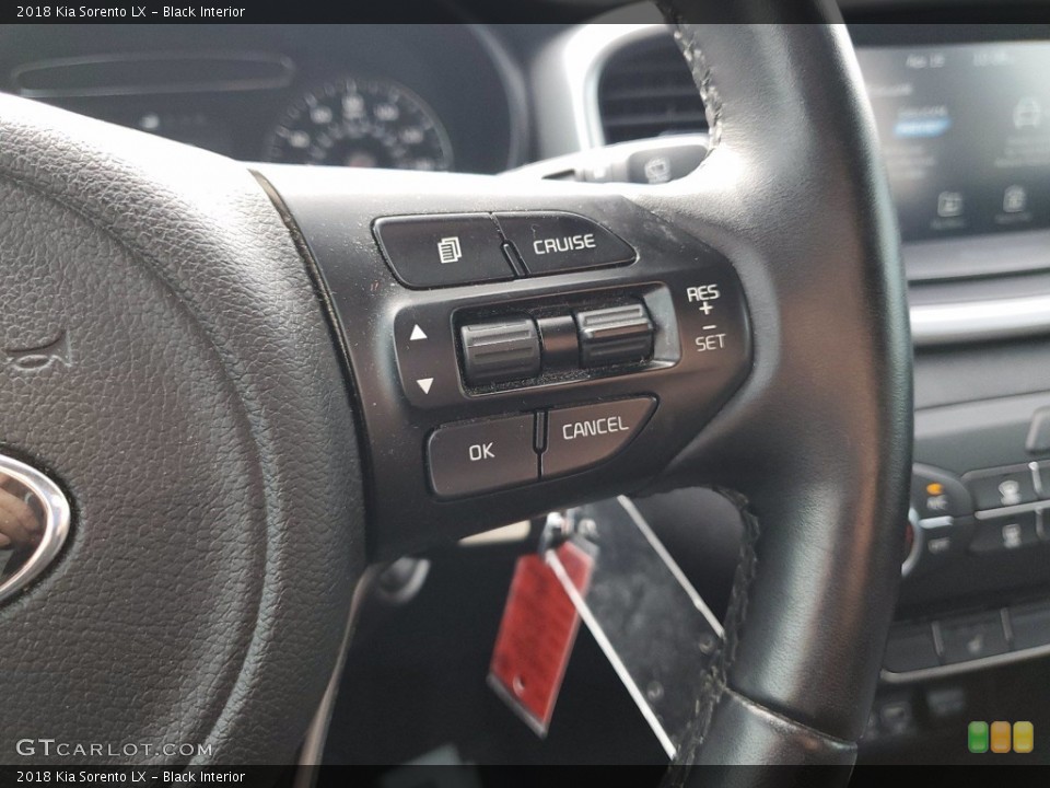 Black Interior Steering Wheel for the 2018 Kia Sorento LX #141734990
