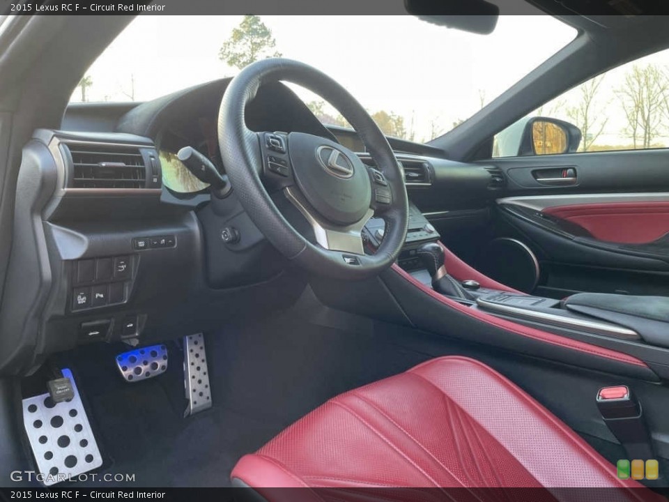 Circuit Red Interior Front Seat for the 2015 Lexus RC F #141740413