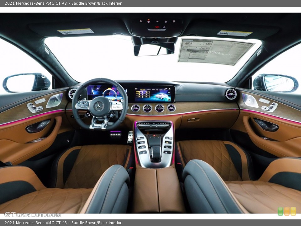 Saddle Brown/Black Interior Photo for the 2021 Mercedes-Benz AMG GT 43 #141740434