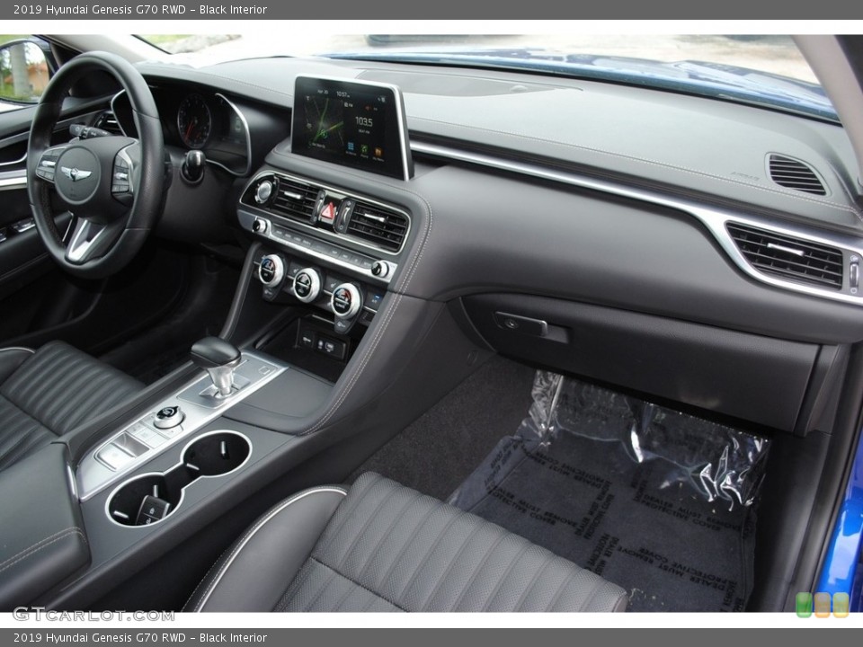 Black Interior Dashboard for the 2019 Hyundai Genesis G70 RWD #141740550