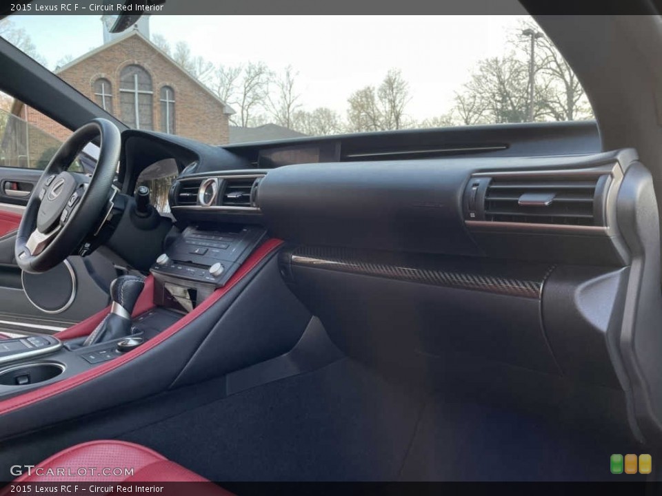 Circuit Red Interior Dashboard for the 2015 Lexus RC F #141740913
