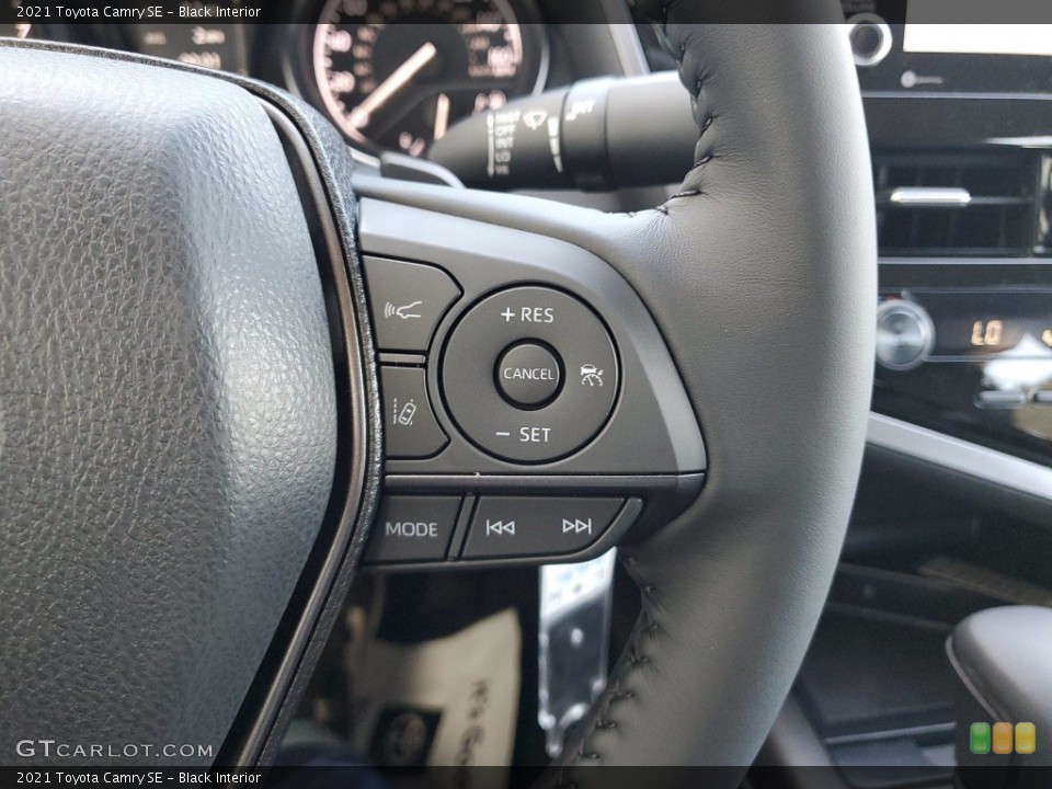 Black Interior Steering Wheel for the 2021 Toyota Camry SE #141742763