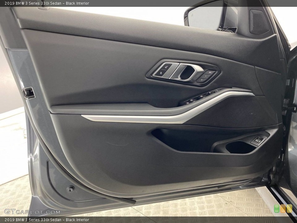 Black Interior Door Panel for the 2019 BMW 3 Series 330i Sedan #141744481