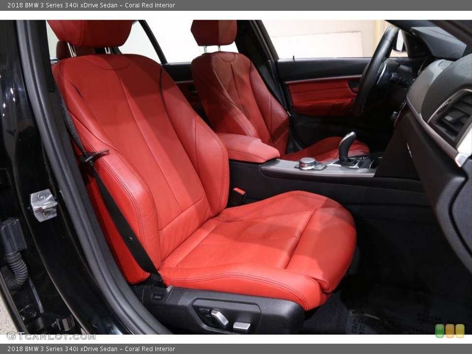 Coral Red 2018 BMW 3 Series Interiors