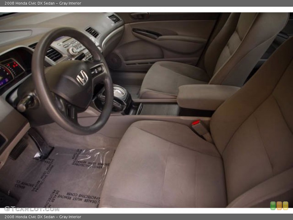 Gray Interior Front Seat for the 2008 Honda Civic DX Sedan #141746982