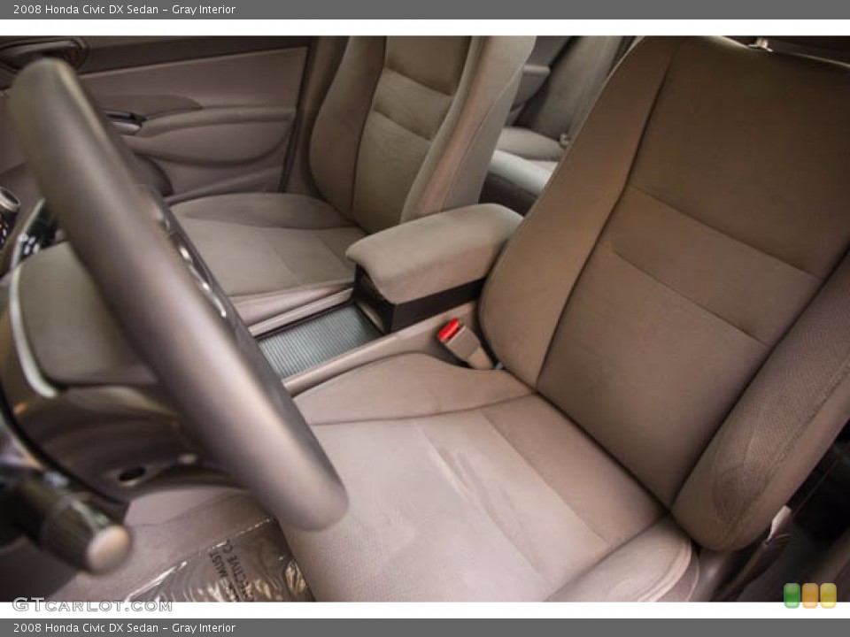 Gray Interior Front Seat for the 2008 Honda Civic DX Sedan #141747199