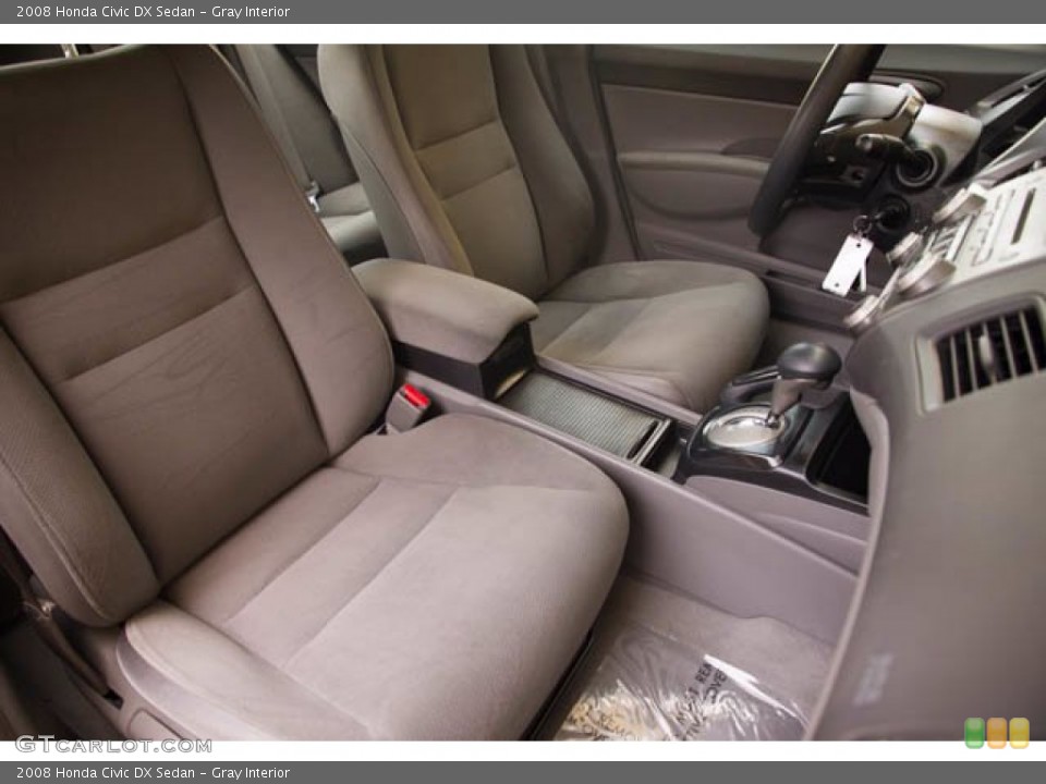 Gray Interior Front Seat for the 2008 Honda Civic DX Sedan #141747283