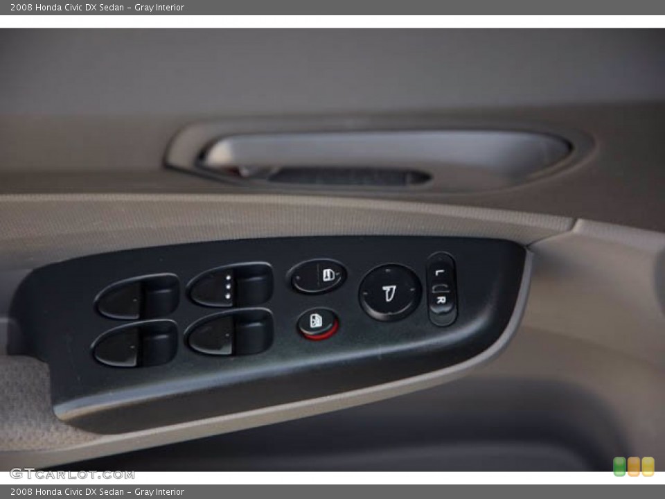 Gray Interior Door Panel for the 2008 Honda Civic DX Sedan #141747326