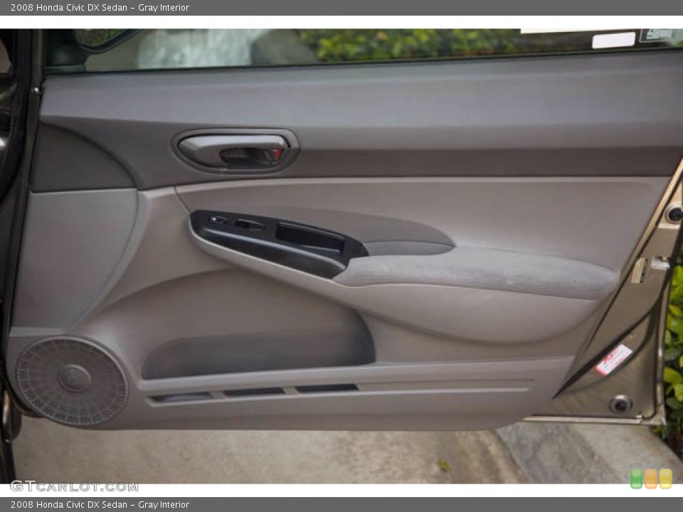 Gray Interior Door Panel for the 2008 Honda Civic DX Sedan #141747368