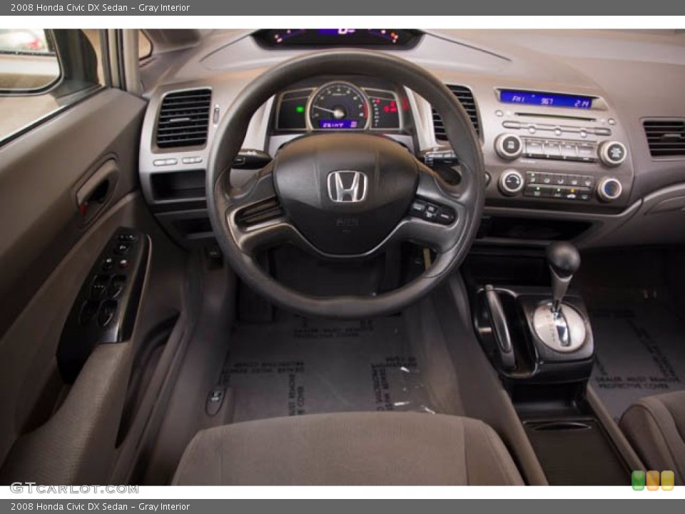 Gray Interior Dashboard for the 2008 Honda Civic DX Sedan #141747481