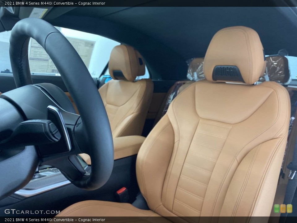 Cognac Interior Front Seat for the 2021 BMW 4 Series M440i Convertible #141747542