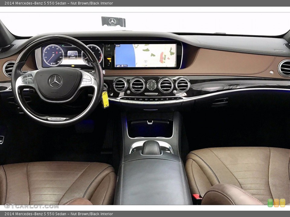 Nut Brown/Black Interior Dashboard for the 2014 Mercedes-Benz S 550 Sedan #141747957