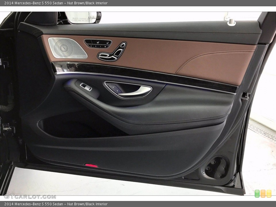 Nut Brown/Black Interior Door Panel for the 2014 Mercedes-Benz S 550 Sedan #141748102