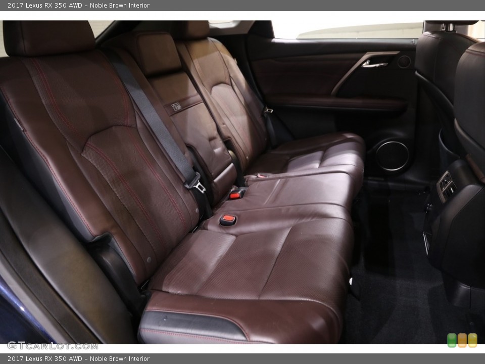 Noble Brown Interior Rear Seat for the 2017 Lexus RX 350 AWD #141753239