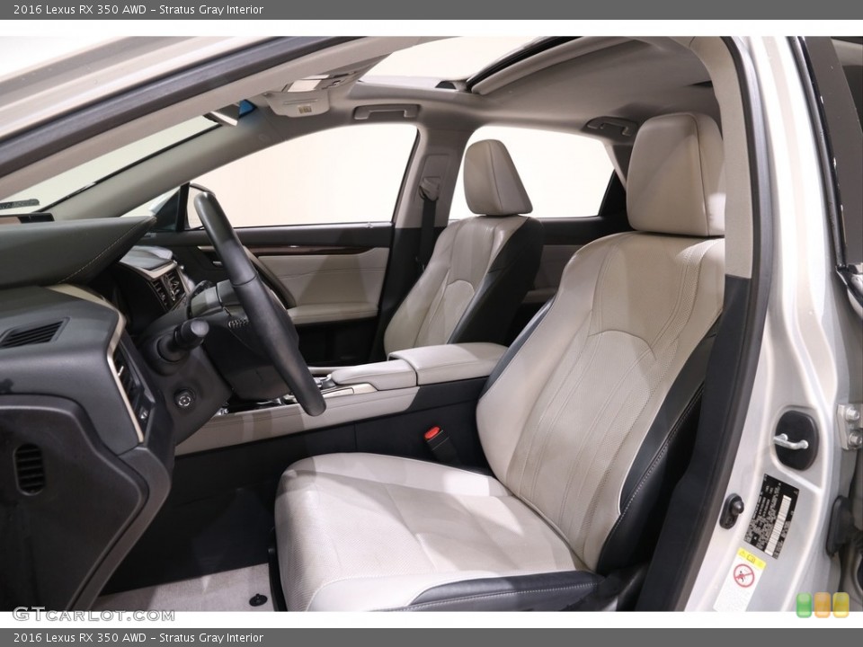Stratus Gray Interior Photo for the 2016 Lexus RX 350 AWD #141753429