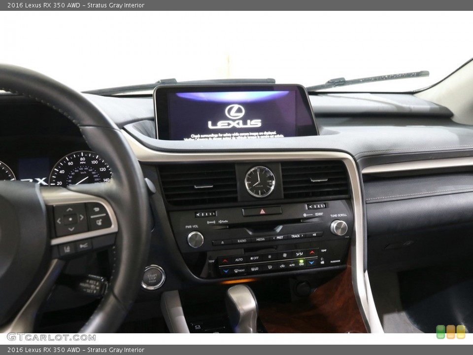 Stratus Gray Interior Controls for the 2016 Lexus RX 350 AWD #141753494