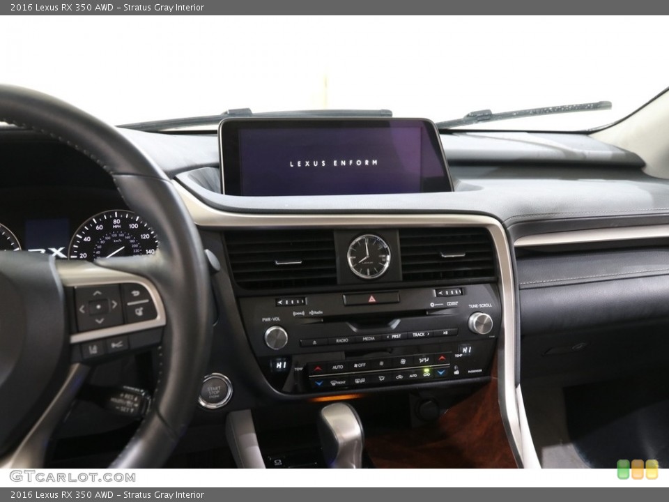 Stratus Gray Interior Controls for the 2016 Lexus RX 350 AWD #141753516
