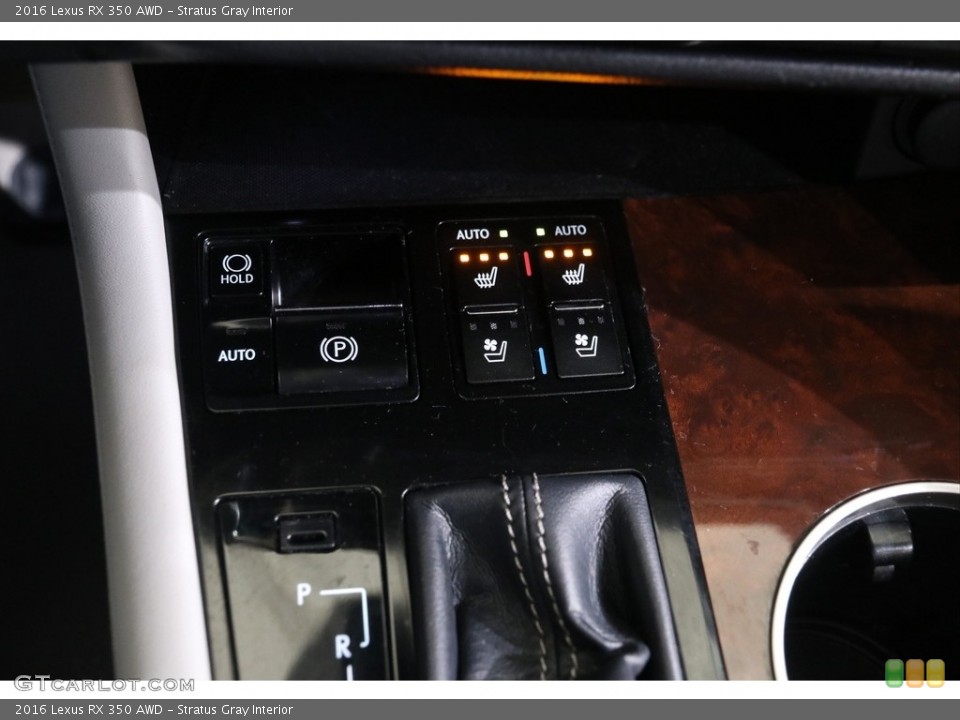Stratus Gray Interior Controls for the 2016 Lexus RX 350 AWD #141753636