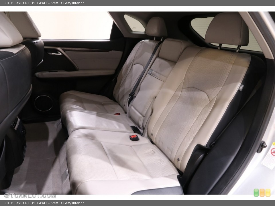 Stratus Gray Interior Rear Seat for the 2016 Lexus RX 350 AWD #141753708