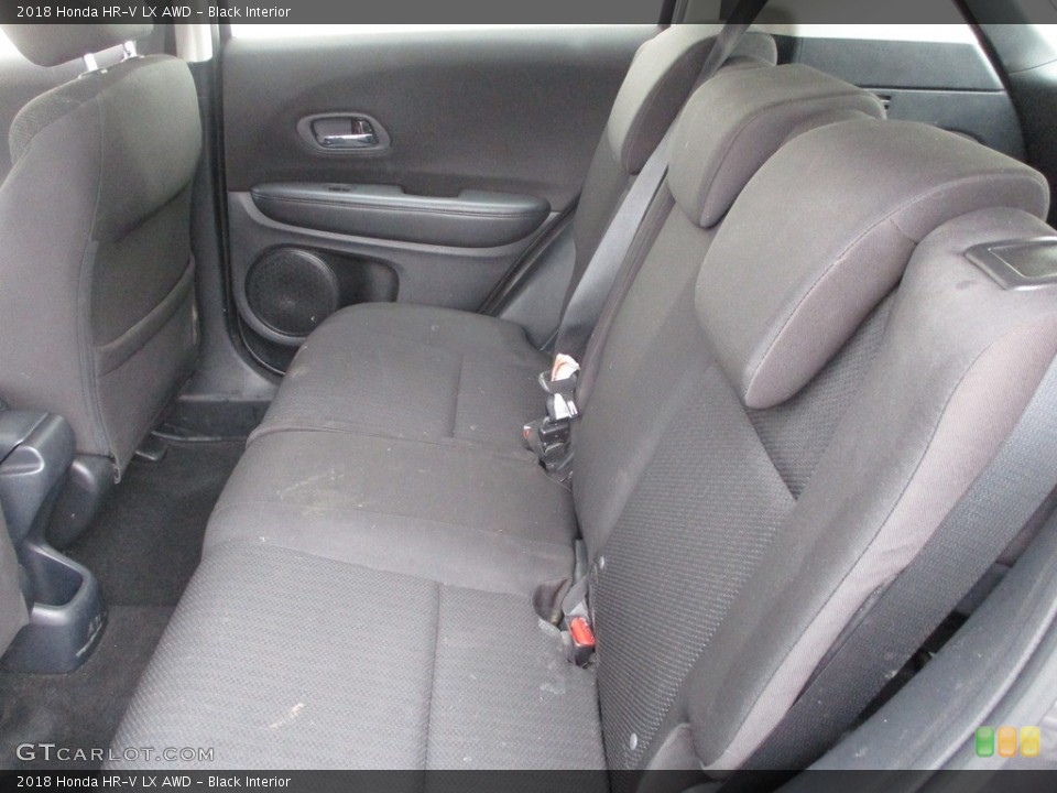 Black Interior Rear Seat for the 2018 Honda HR-V LX AWD #141754005