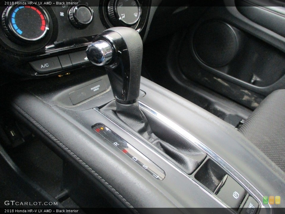 Black Interior Transmission for the 2018 Honda HR-V LX AWD #141754101