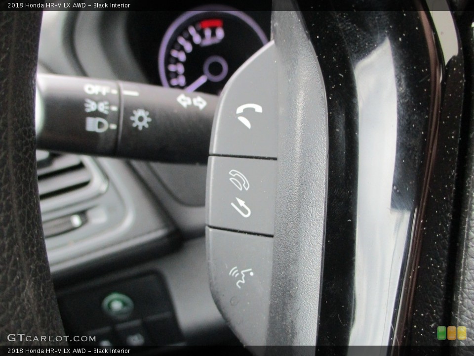 Black Interior Controls for the 2018 Honda HR-V LX AWD #141754122