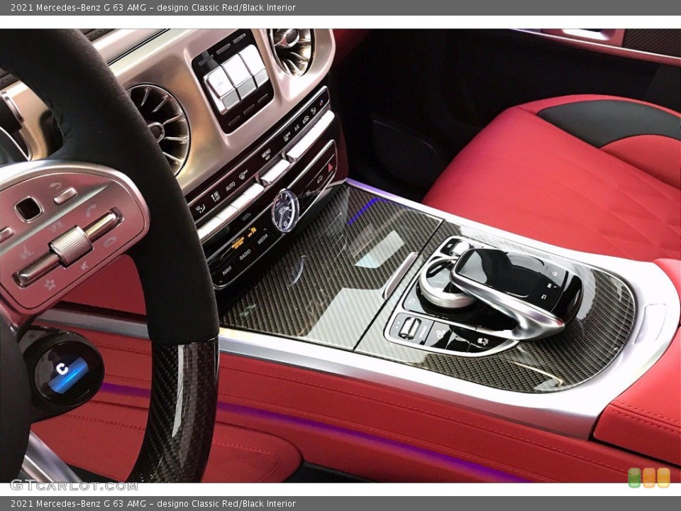 designo Classic Red/Black Interior Transmission for the 2021 Mercedes-Benz G 63 AMG #141757476