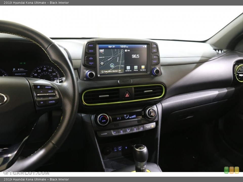 Black Interior Controls for the 2019 Hyundai Kona Ultimate #141758505