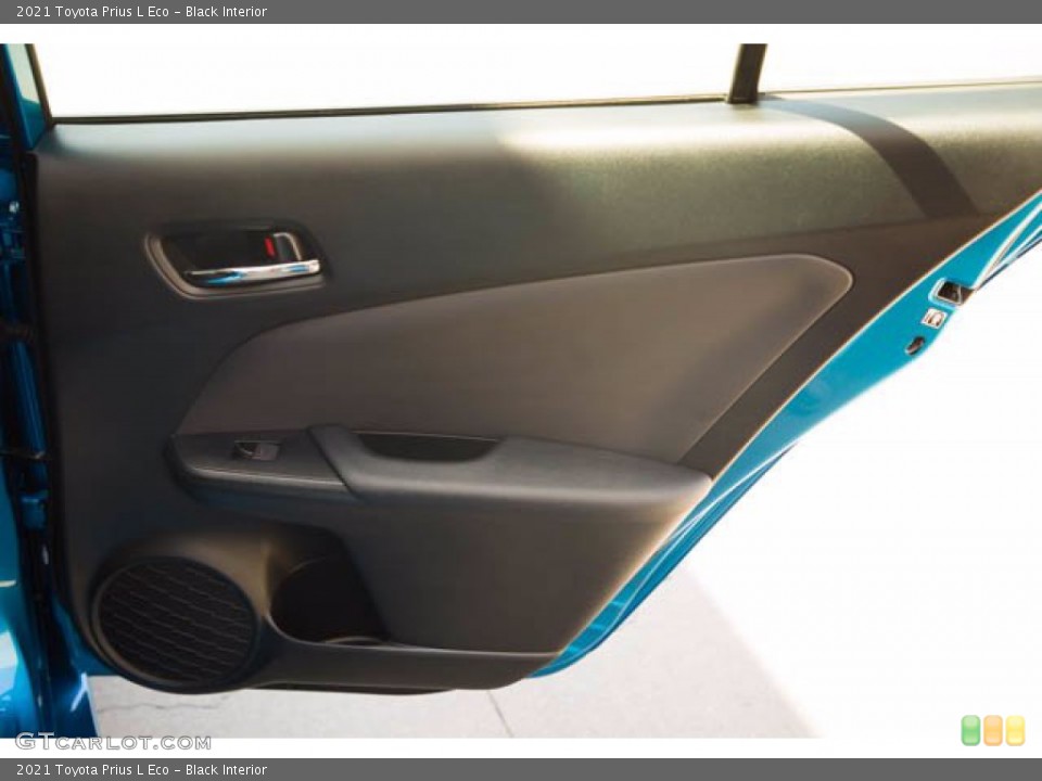 Black Interior Door Panel for the 2021 Toyota Prius L Eco #141760272
