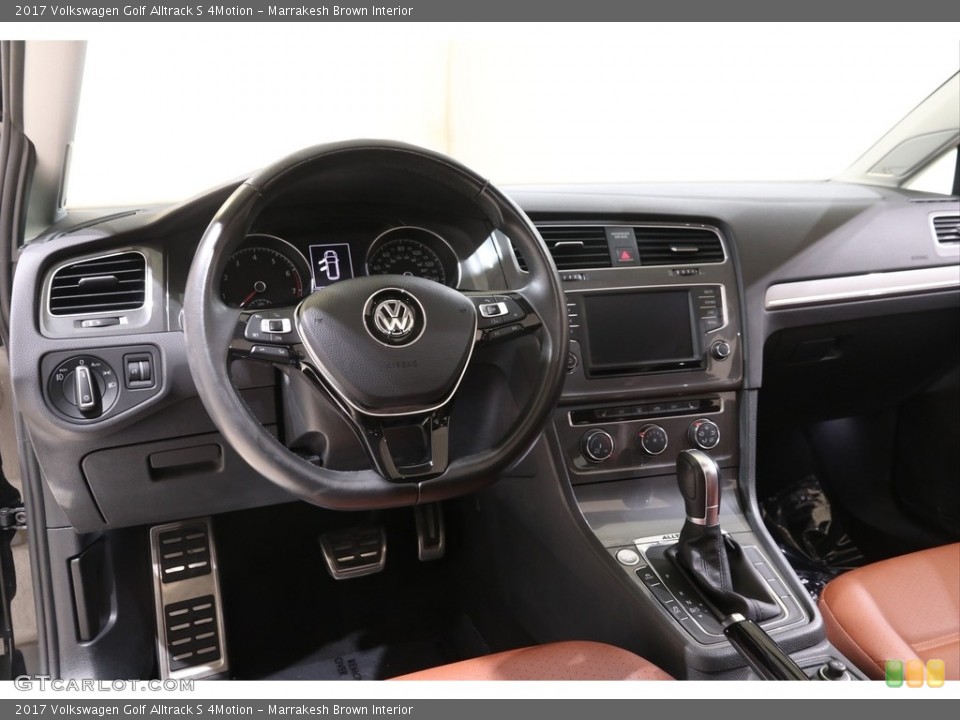 Marrakesh Brown Interior Dashboard for the 2017 Volkswagen Golf Alltrack S 4Motion #141763283