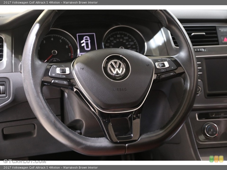 Marrakesh Brown Interior Steering Wheel for the 2017 Volkswagen Golf Alltrack S 4Motion #141763304