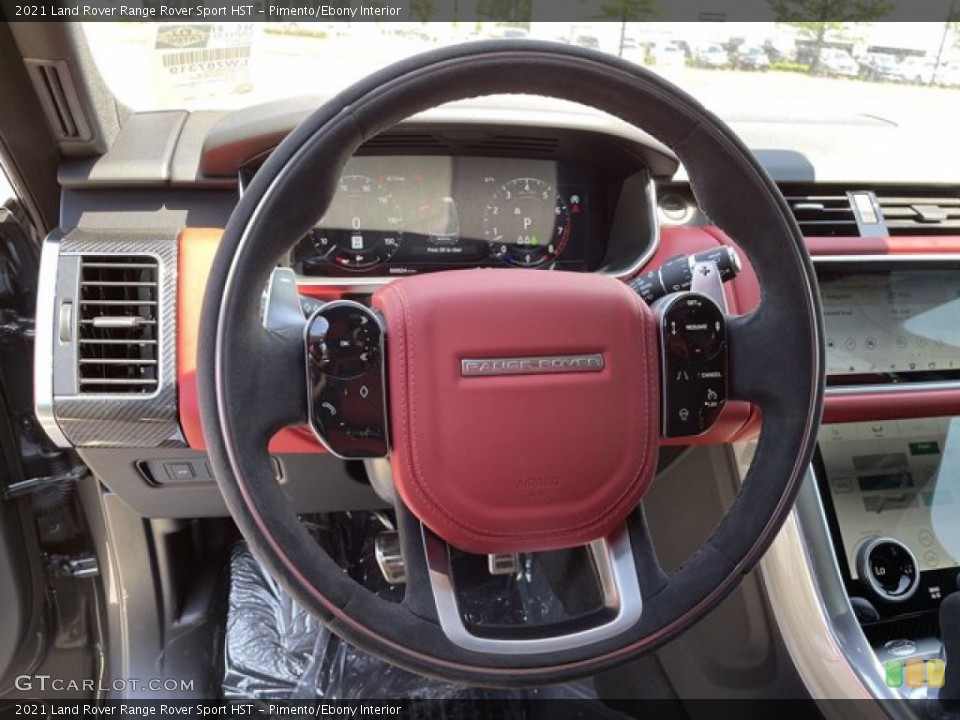 Pimento/Ebony Interior Steering Wheel for the 2021 Land Rover Range Rover Sport HST #141764481