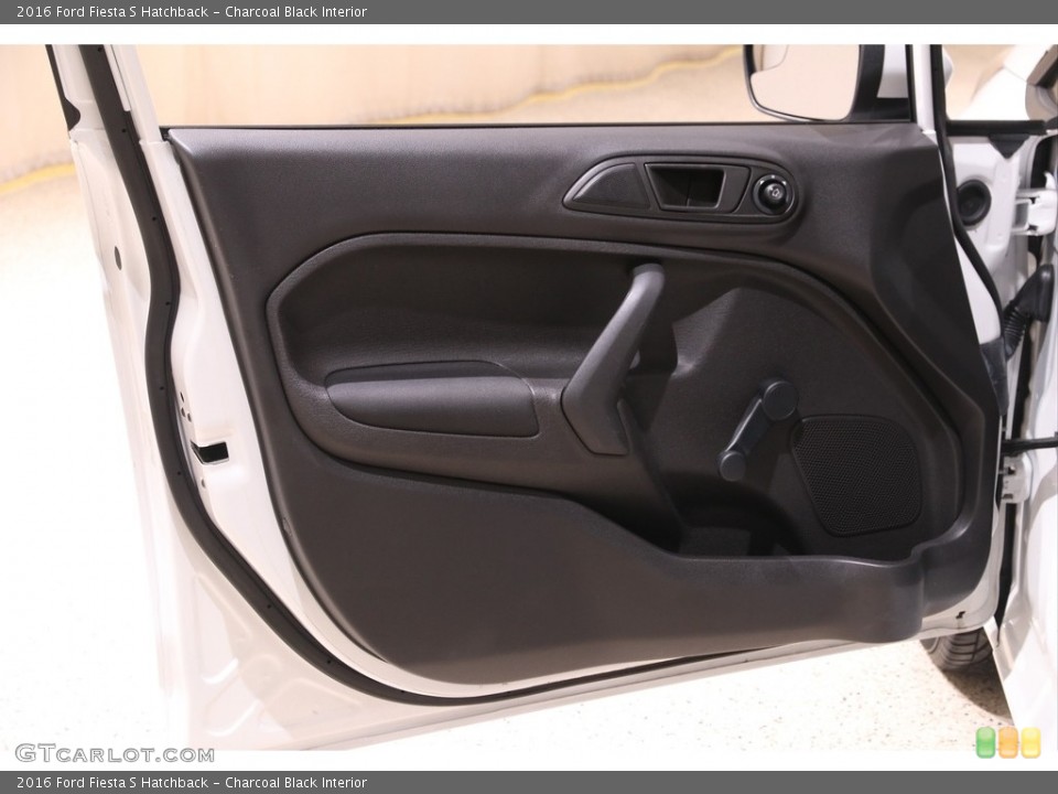 Charcoal Black Interior Door Panel for the 2016 Ford Fiesta S Hatchback #141766166