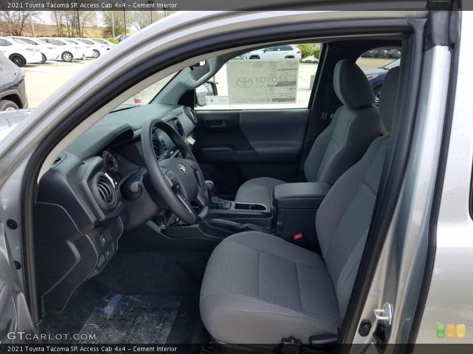 Cement Interior Photo for the 2021 Toyota Tacoma SR Access Cab 4x4 #141766754