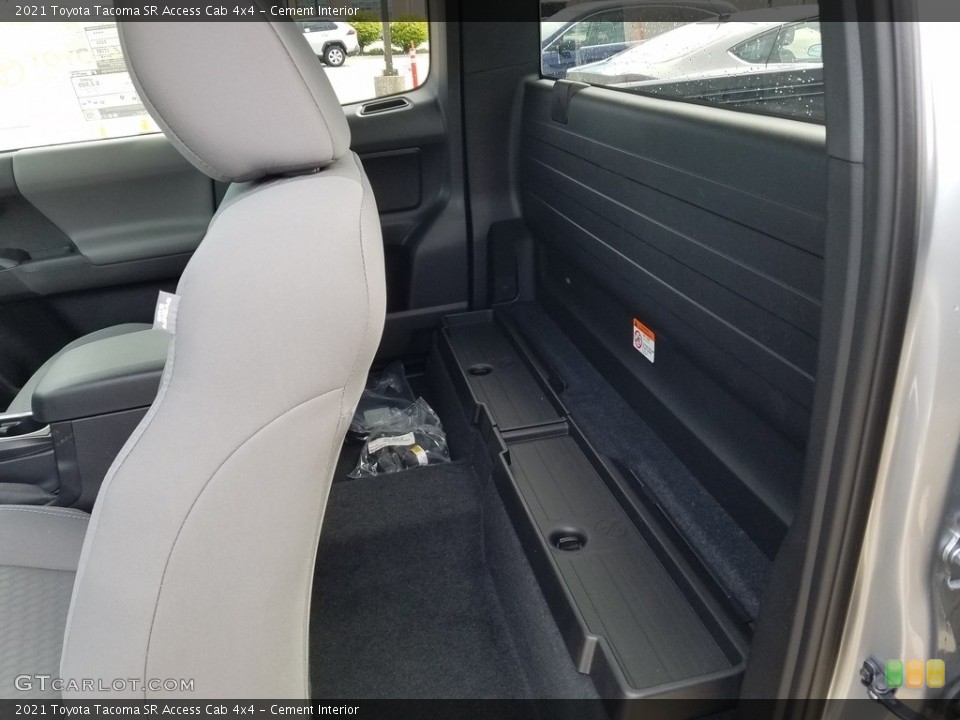 Cement Interior Rear Seat for the 2021 Toyota Tacoma SR Access Cab 4x4 #141766772