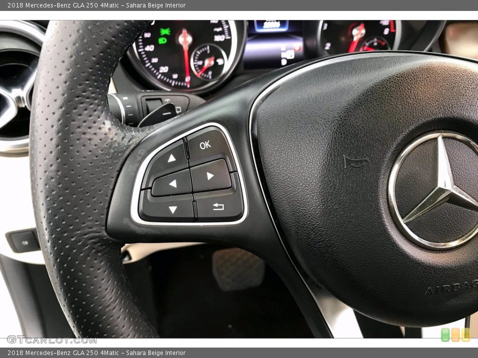 Sahara Beige Interior Steering Wheel for the 2018 Mercedes-Benz GLA 250 4Matic #141768887