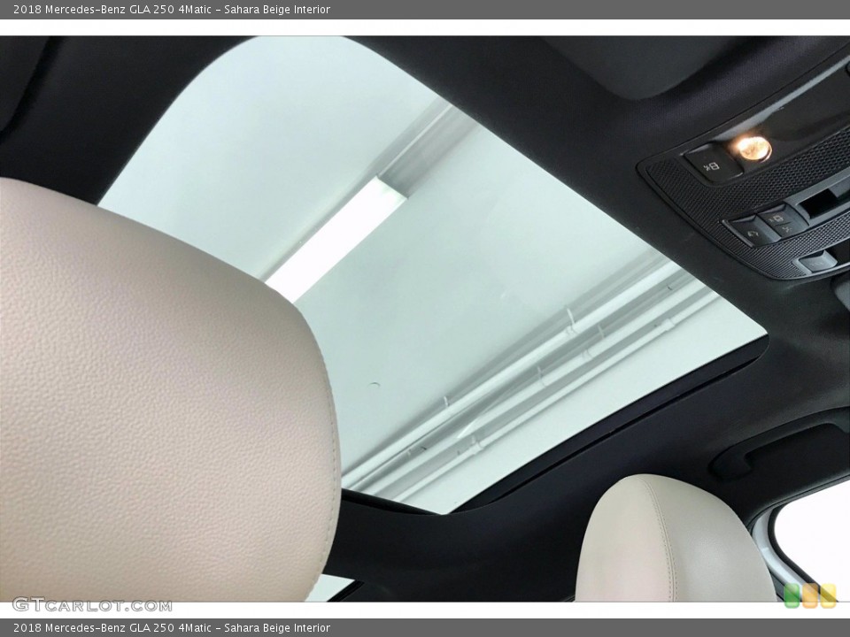 Sahara Beige Interior Sunroof for the 2018 Mercedes-Benz GLA 250 4Matic #141769004