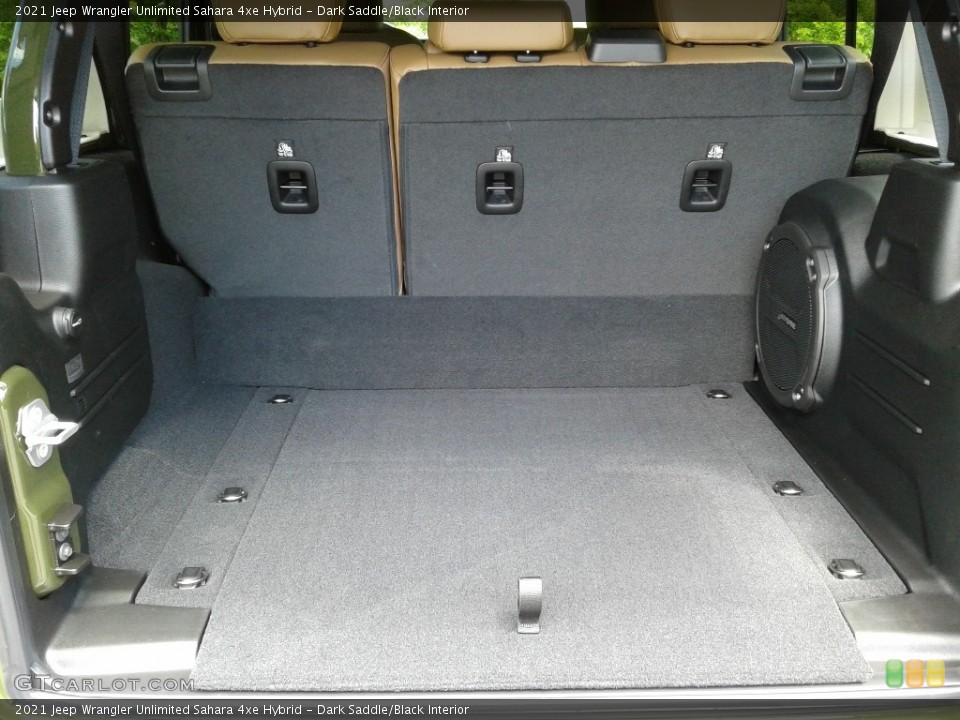 Dark Saddle/Black Interior Trunk for the 2021 Jeep Wrangler Unlimited Sahara 4xe Hybrid #141769748