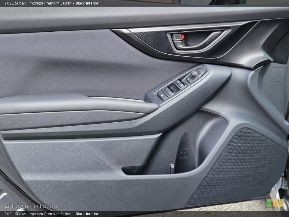 Black Interior Door Panel for the 2021 Subaru Impreza Premium Sedan #141770303