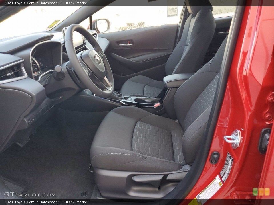 Black Interior Photo for the 2021 Toyota Corolla Hatchback SE #141773207