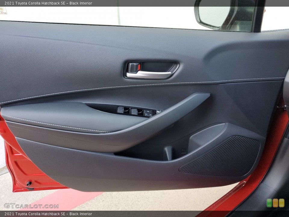Black Interior Door Panel for the 2021 Toyota Corolla Hatchback SE #141773357