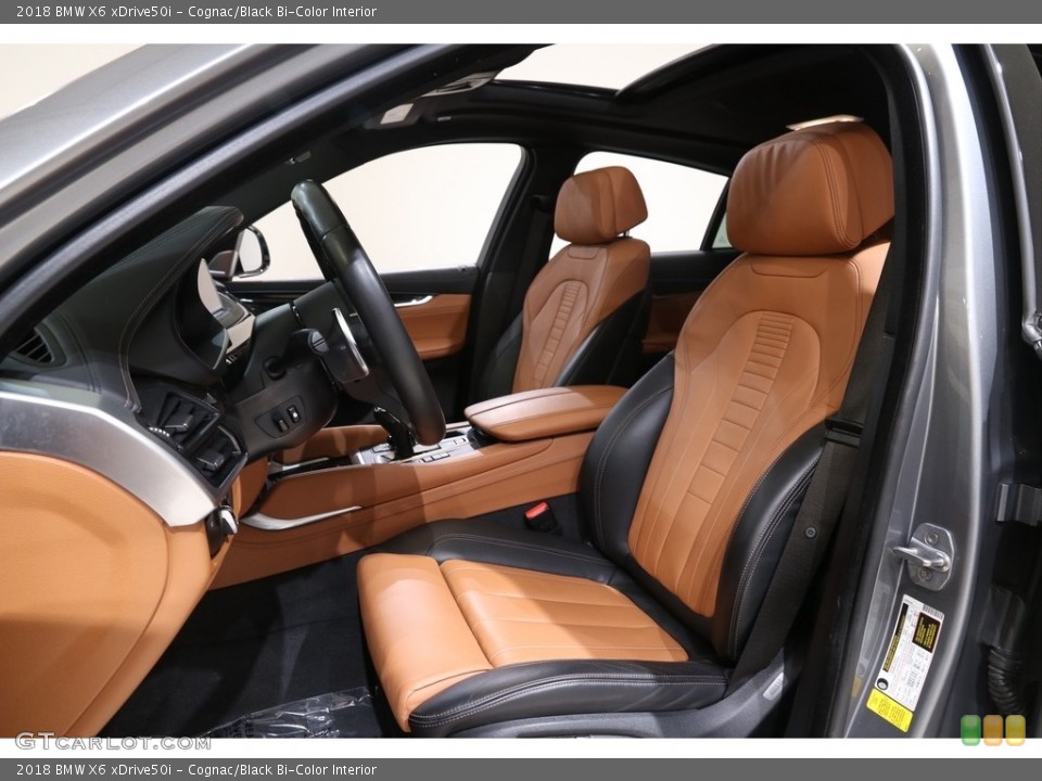 Cognac/Black Bi-Color Interior Photo for the 2018 BMW X6 xDrive50i #141773360