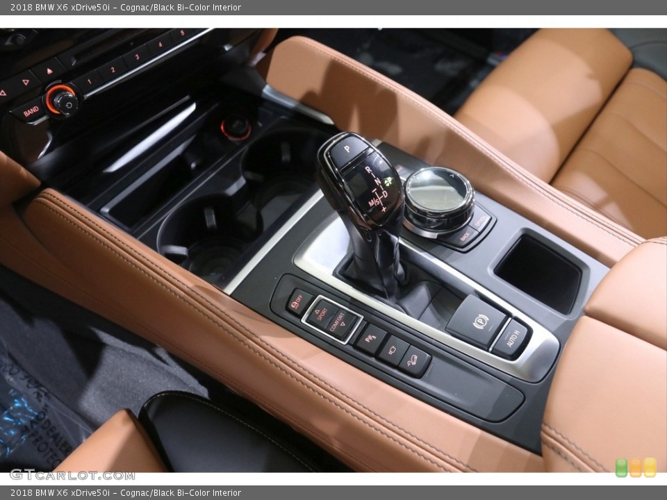 Cognac/Black Bi-Color Interior Controls for the 2018 BMW X6 xDrive50i #141773492