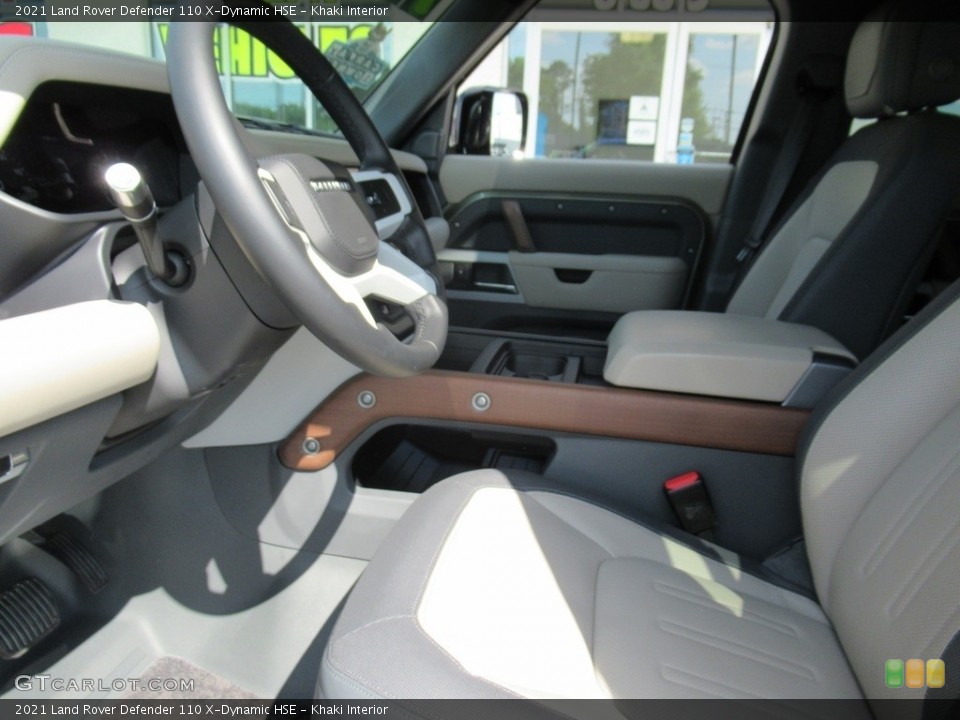 Khaki 2021 Land Rover Defender Interiors