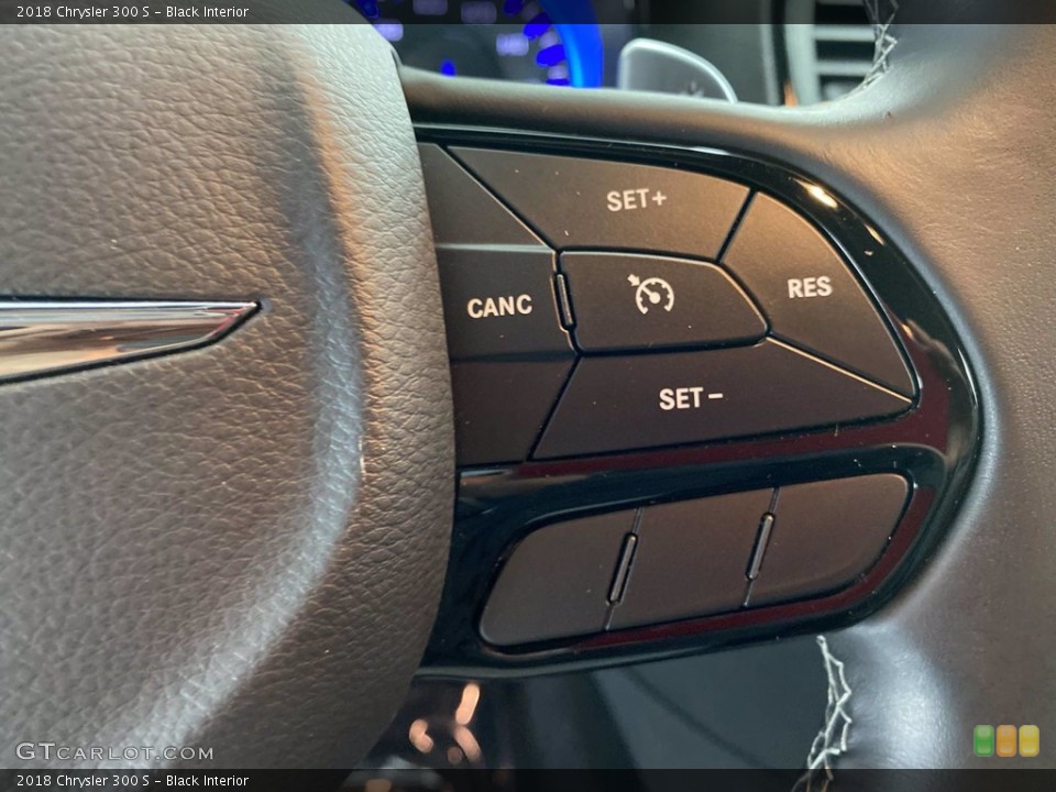 Black Interior Steering Wheel for the 2018 Chrysler 300 S #141774887